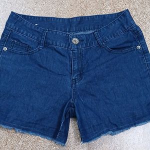 Soft Denim Shorts