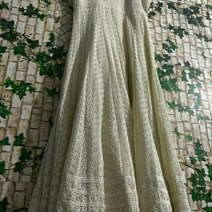 Heavy😍Chikankari Anarkali Suit