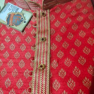 Cotton Silk Beautiful Kurta Pyjama Set