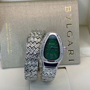 Bvlgari Dupe-Wrap Around Bracelet Watch