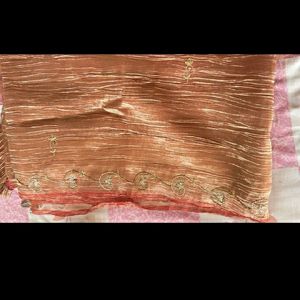 Pure Banarasi Silk Heavy Jardosi Work Saree