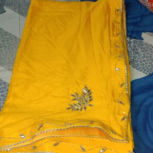 Beautiful Lehenga Choli Dupatta For Haldi Function