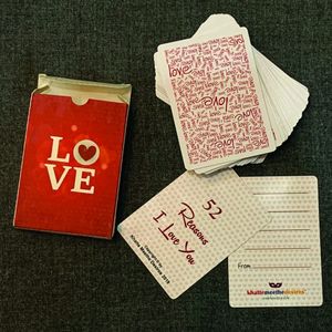 52 Reasons I Love You Deck cards