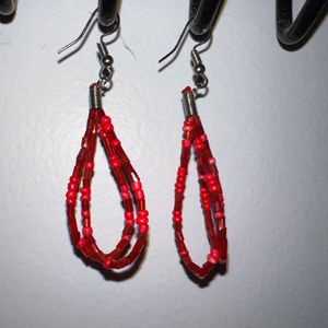 Seed Bead& Tube Earrings