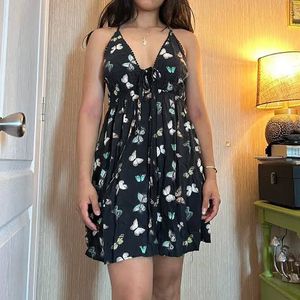 Butterfly Crossover Sun Dress