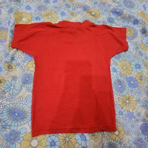 Boys Red T-shirt (Pack Of 2)