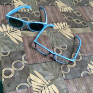 Combo -:1 Is Goggle For Kids And 2 Is White Frame Of Fastrack...