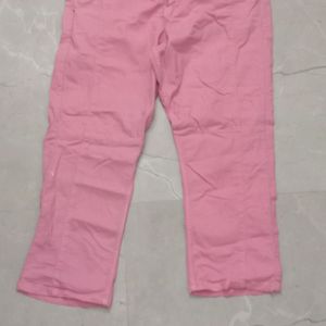 Pink Straight Pant Women 36