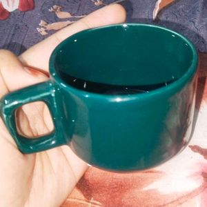 Aesthetic Cup Drak Green Colour