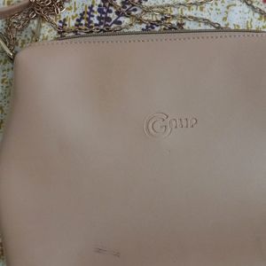 Beige Handbag