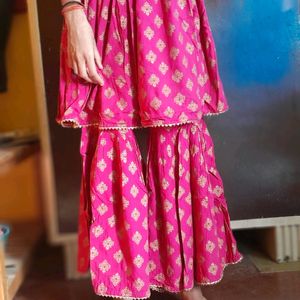 Kurta With Sarara Set