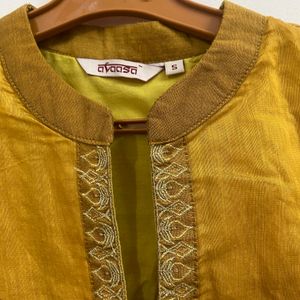 Golden Festive Kurta