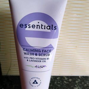 Essentials Calming Face Wash & Scrub