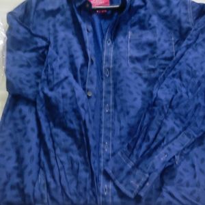 Stylish Blue Shirt 42" For Men