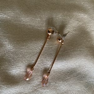 Pink Drop Earrings