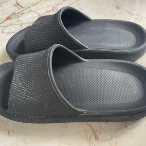 Black Slides Footwear