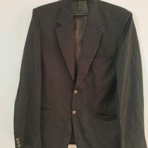 Black Linen Blazer