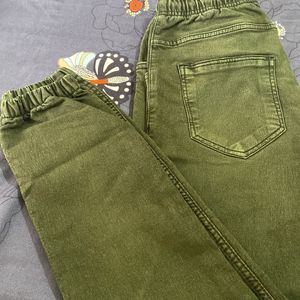 Olive Green Unisex Joggers