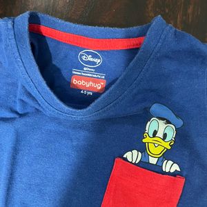 Babyhug Disney Donald Duck Tshirt 4-5 Years