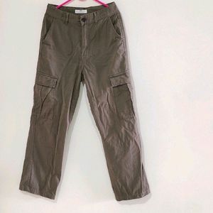 Olive Green Cargo Jeans