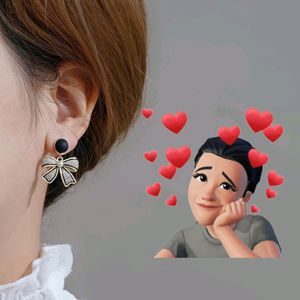 Korean Bow Shape Earrings