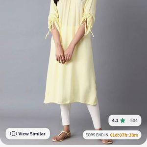 W Kurta Yellow