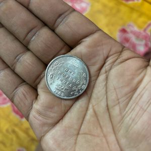 One Rupee 1908 Sliver Coin Edward VII British 🇮🇳