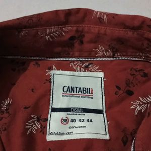A New Cantabil Branded Shirt Used Only Once