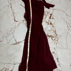 Maroon Dress