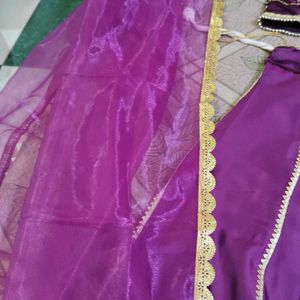 NEW Purple Lehnga Choli With Dupatta