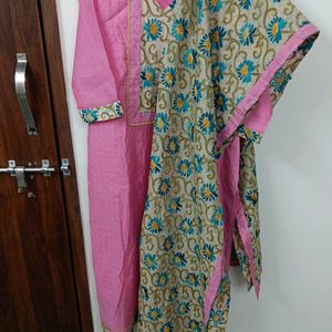 Kurta With Designer Dupatta