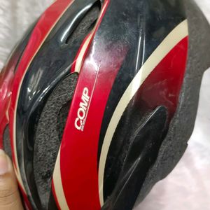 Red and Black Cycling Helmets for Adults