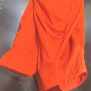 Coral Kurta & Salwar Without Dupatta For 42 Bust