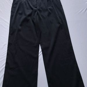 Black Flarer Highwaist Pant For Women