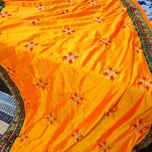 Dual Shade Festive Art Silk Saree