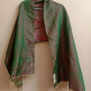 Double Color Silk Duppta