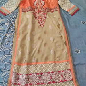 Beige Pajami Design suit