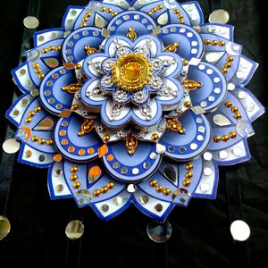 Beautiful 3D Flower in Mandala Art