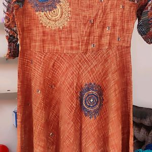 Embroidery Gown Heavy Cotton