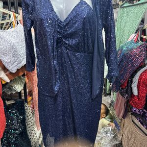 COCKTAIL MIDI SEQUIN DRESS 👗 🍸🧿