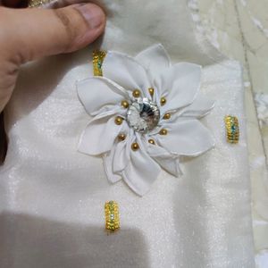 White Lahenga Choli For Girl