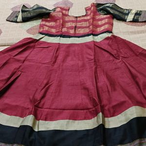 Maroon Anarkali Suit