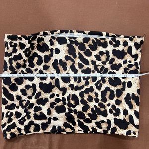 Animal Print Tube Top