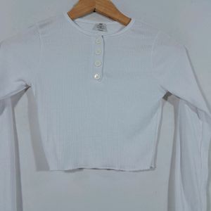 SSS White Crop Top(women's)