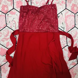 Pretty Maroon Dress| Party Wear|Pinterest| Shimmer