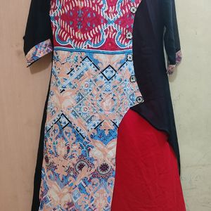 New Georgette Kurti. Free Gift Included