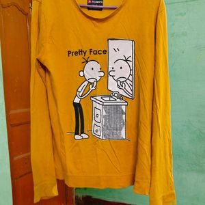 Slightly Used Yellow Full T-shirt