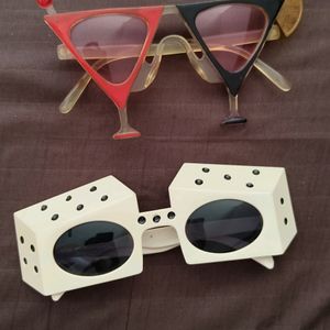 2 Funky Glasses For Kids Or Parties