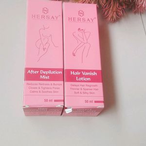 Combo Of Hair Removal Lotion And Mist