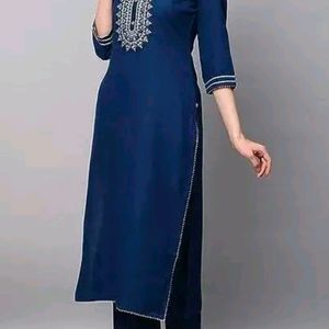 A Khadi Cotton Kurti Set